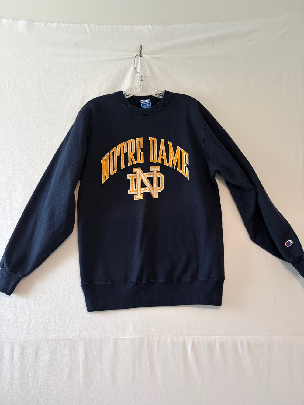 Vintage 1990s Champion Notre Dame Sweatshirt